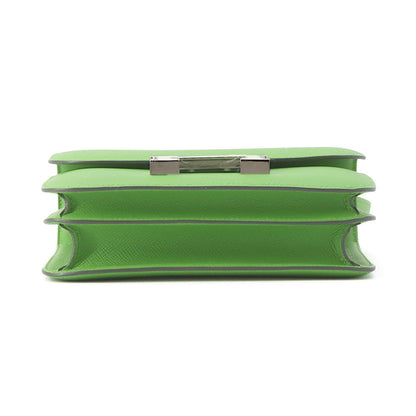 HERMES Constance3 Miroir Vert Yucca Epsom Size Mini