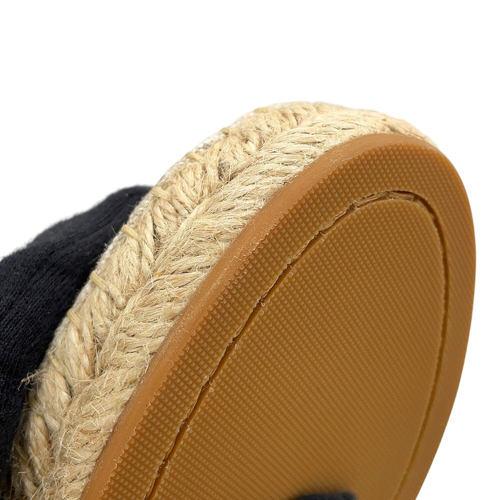 LOUIS VUITTON Starboard Line Loafer Sandals Natural/Pink1A8GC6 Canvas Raffia Rubber Size 36
