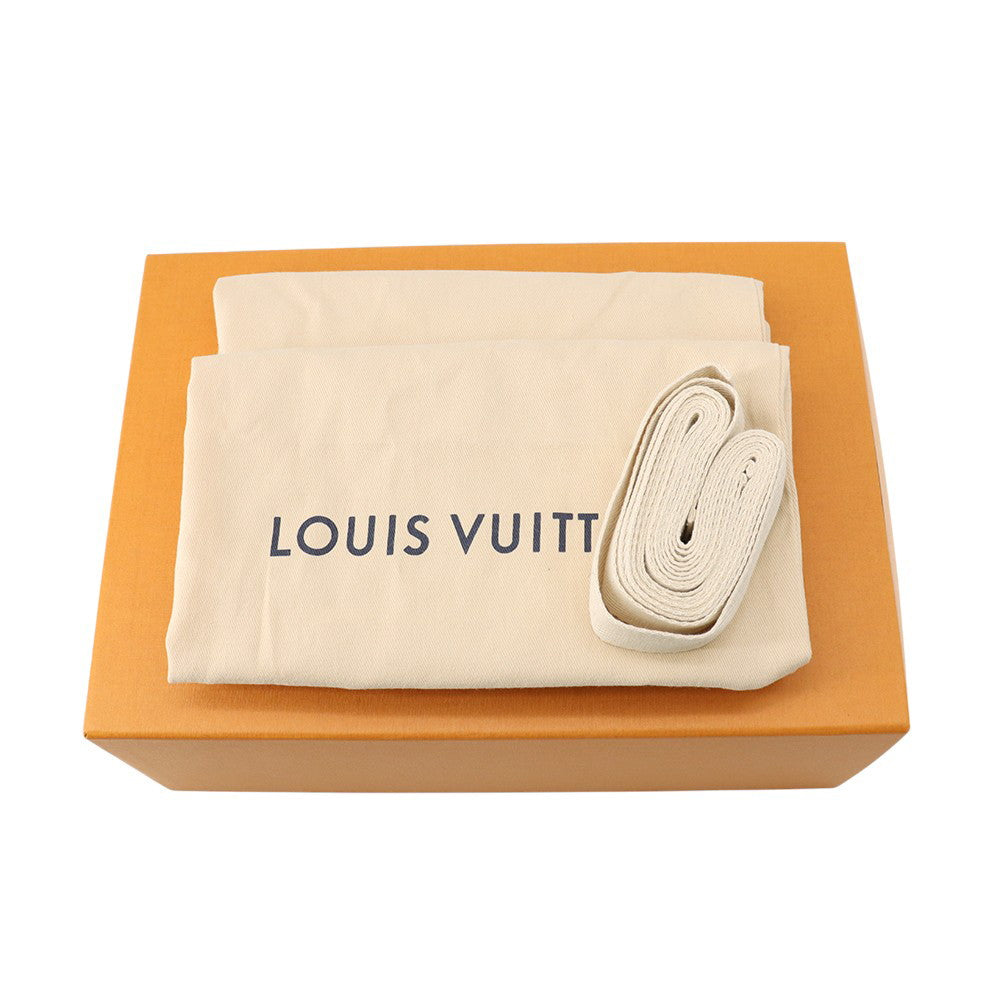 LOUIS VUITTON Starboard Line Loafer Sandals Natural/Pink1A8GC6 Canvas Raffia Rubber Size 36