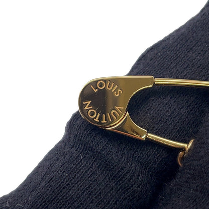 LOUIS VUITTON LOVE Safety Pin Motif Brooch Gold/SilverM67035 Metal Rhinestone
