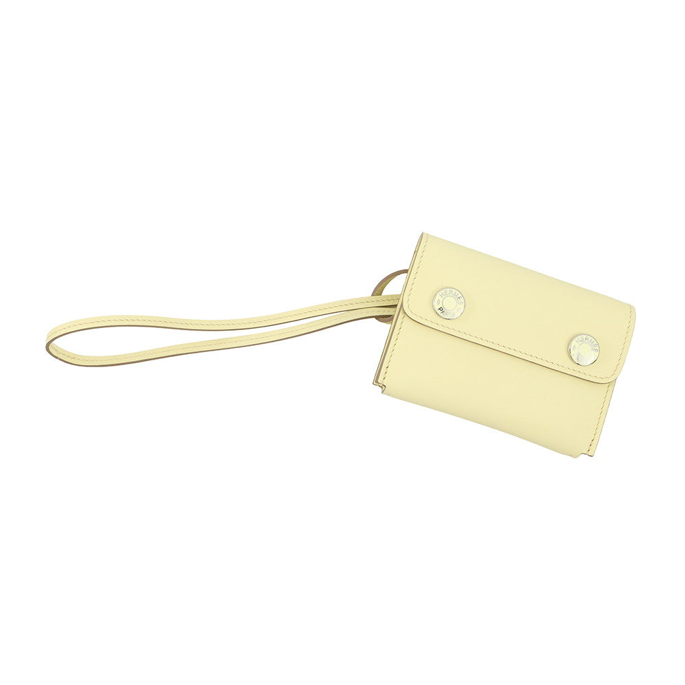 HERMES HERMES nap Jaune Milton Swift Leather