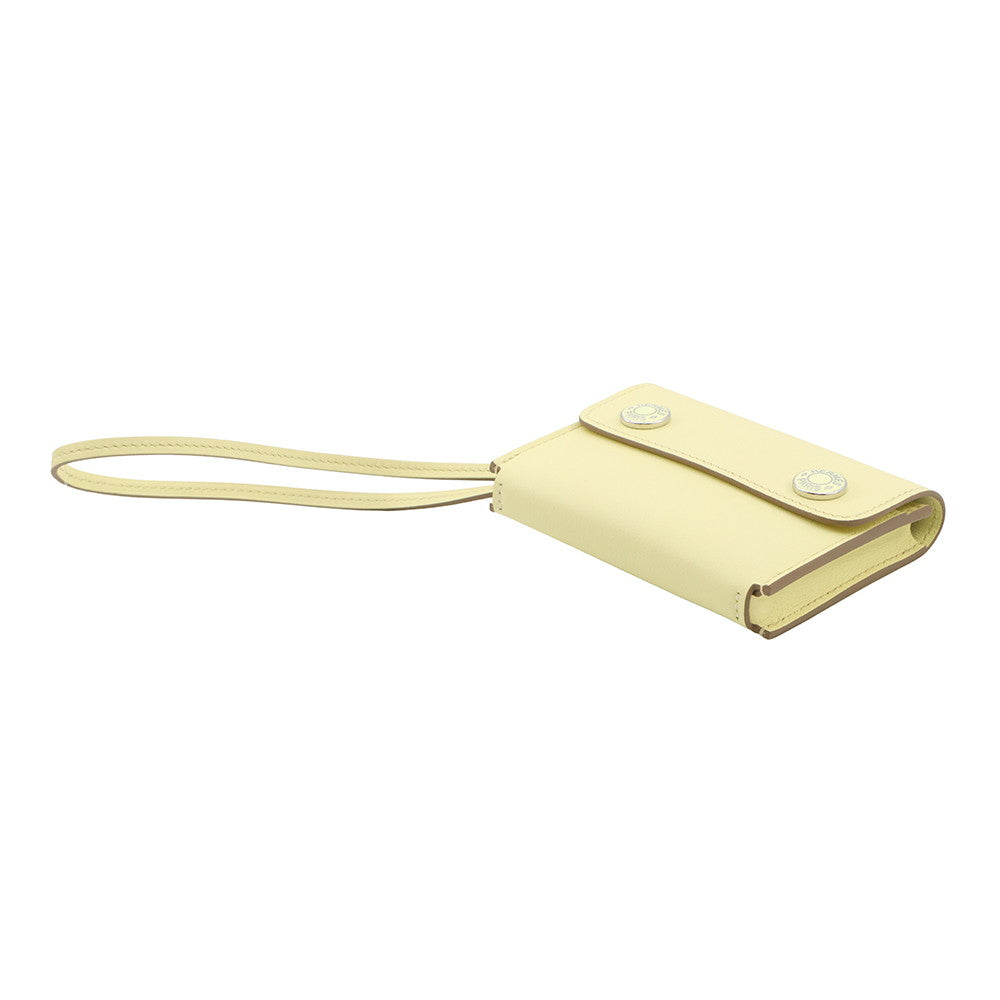 HERMES HERMES nap Jaune Milton Swift Leather