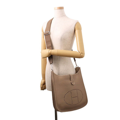 HERMES Evelyn 3 Etoupe Taurillon Kellemans Size GM