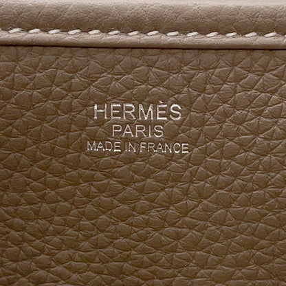 HERMES Evelyn 3 Etoupe Taurillon Kellemans Size GM
