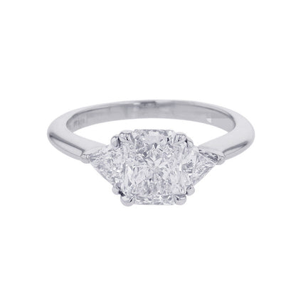 TIFFANY&Co. Diamond Ring Size Approximately 8th Pt950