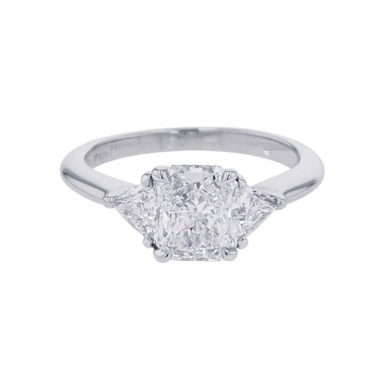 TIFFANY&Co. Diamond Ring Size Approximately 8th Pt950