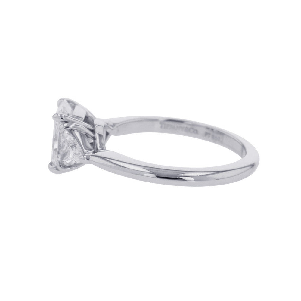 TIFFANY&Co. Diamond Ring Size Approximately 8th Pt950