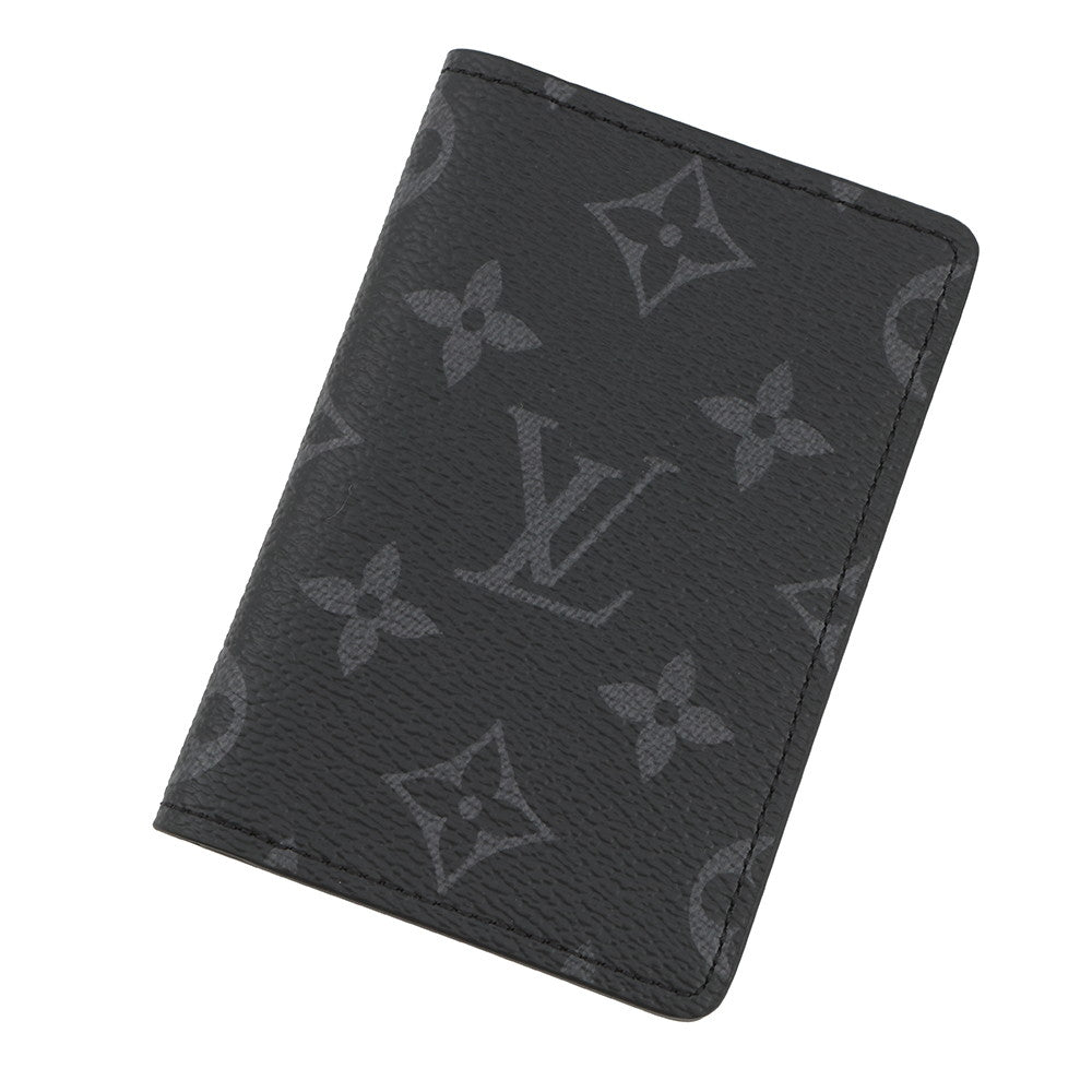 LOUIS VUITTON Organizer De Poch NoirM61696 Monogram Eclipse