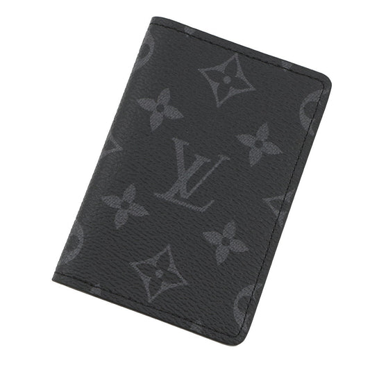 LOUIS VUITTON Organizer De Poch NoirM61696 Monogram Eclipse
