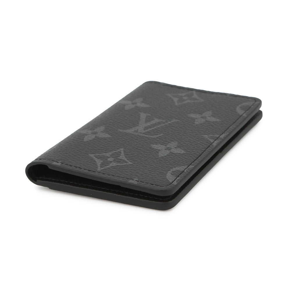 LOUIS VUITTON Organizer De Poch NoirM61696 Monogram Eclipse