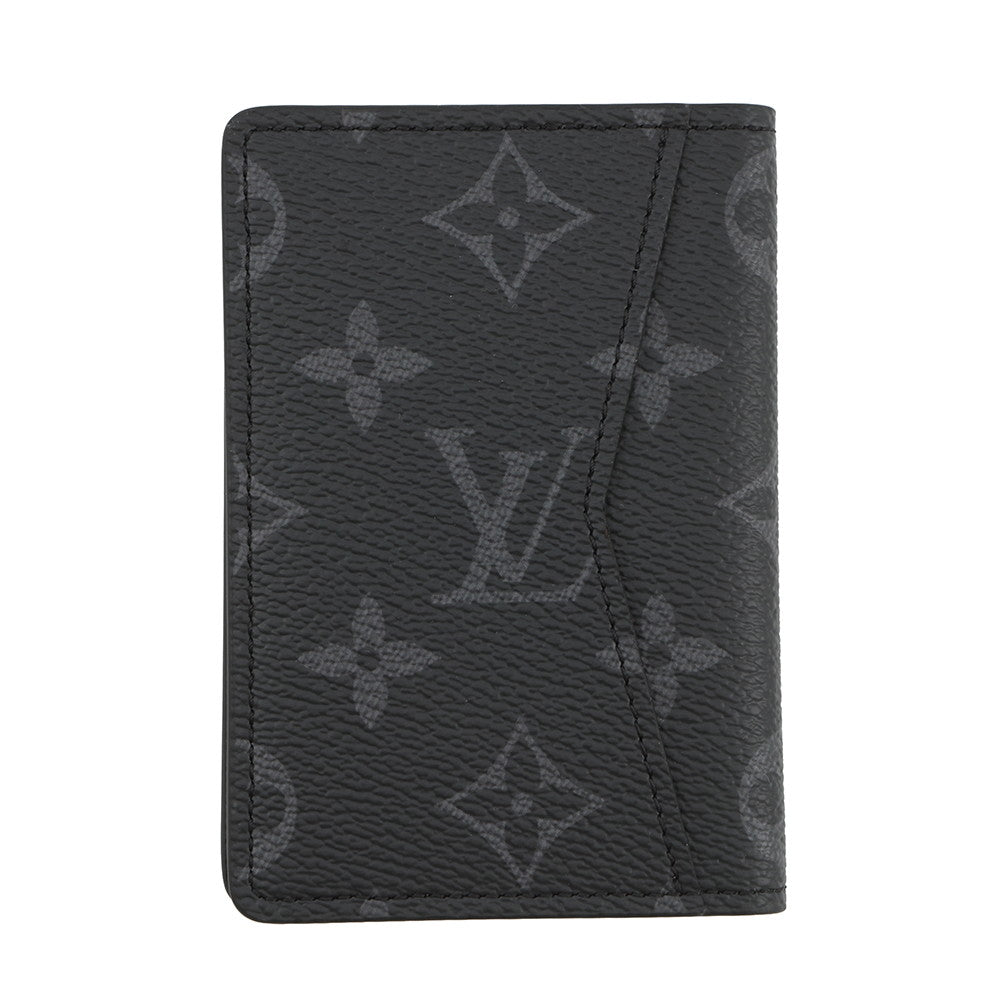 LOUIS VUITTON Organizer De Poch NoirM61696 Monogram Eclipse
