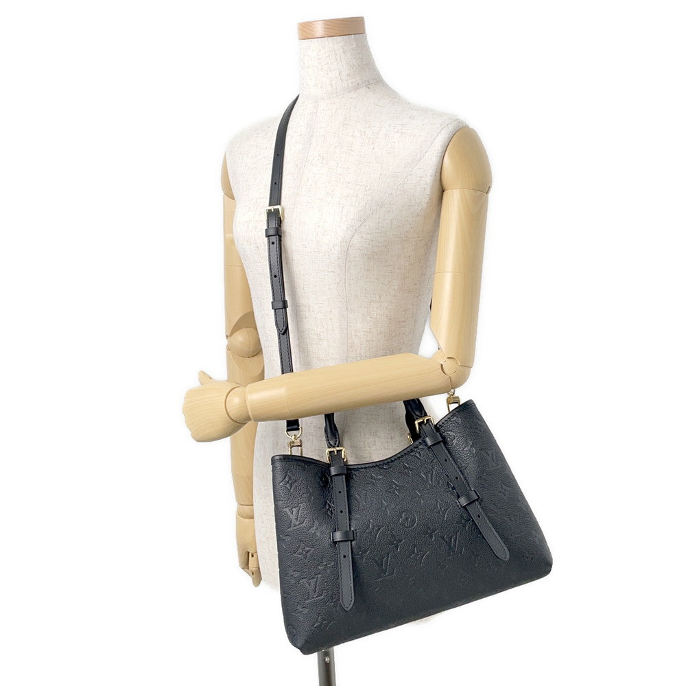 LOUIS VUITTON Babylone Tote NoirM11393 Monogram Empreinte Leather Size PM