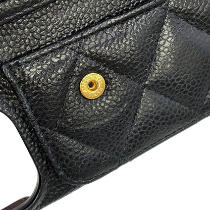 CHANEL Matelasse iPhone Case for 14pro BlackAP3553 Caviar Leather