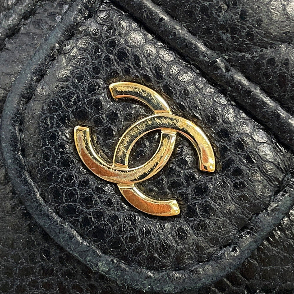 CHANEL Matelasse iPhone Case for 14pro BlackAP3553 Caviar Leather