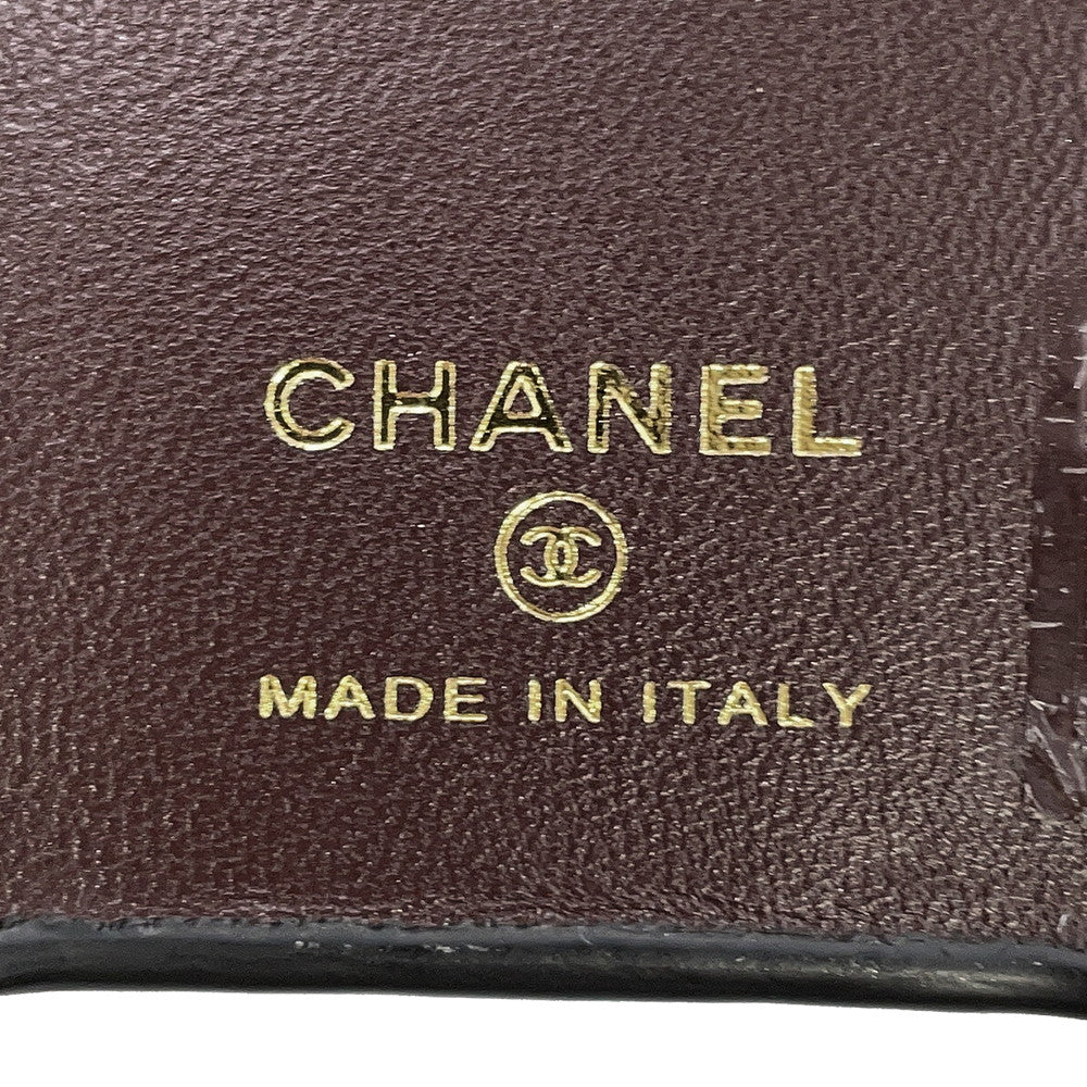 CHANEL Matelasse iPhone Case for 14pro BlackAP3553 Caviar Leather