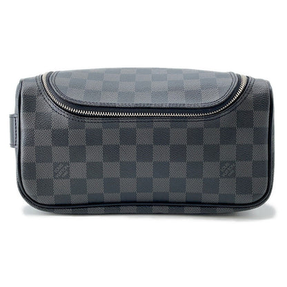 LOUIS VUITTON Toilette Pouch NoirN47625 Damier Graphite
