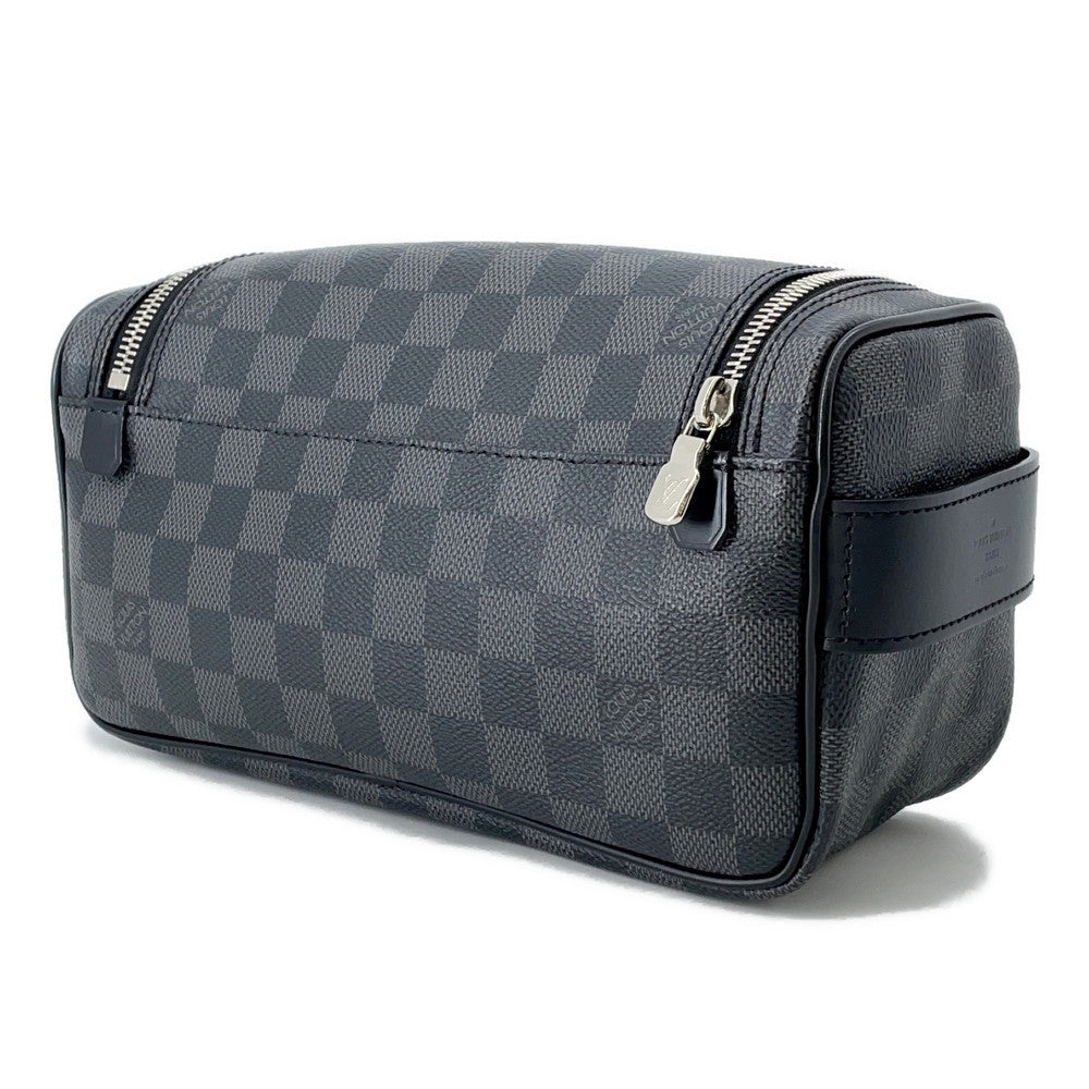 LOUIS VUITTON Toilette Pouch NoirN47625 Damier Graphite
