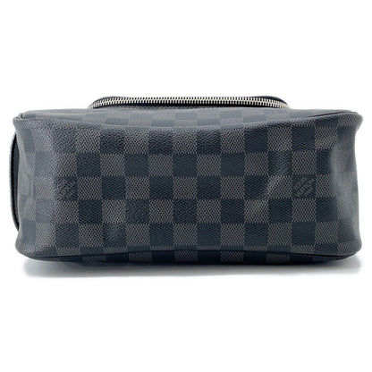 LOUIS VUITTON Toilette Pouch NoirN47625 Damier Graphite