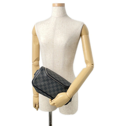 LOUIS VUITTON Toilette Pouch NoirN47625 Damier Graphite