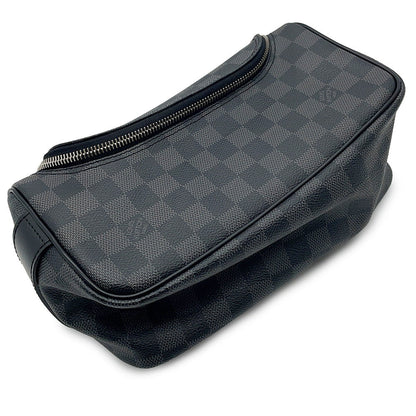 LOUIS VUITTON Toilette Pouch NoirN47625 Damier Graphite