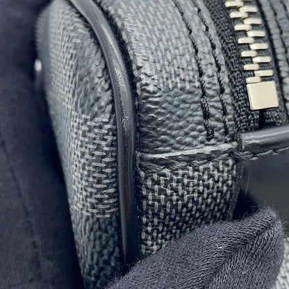 LOUIS VUITTON Toilette Pouch NoirN47625 Damier Graphite