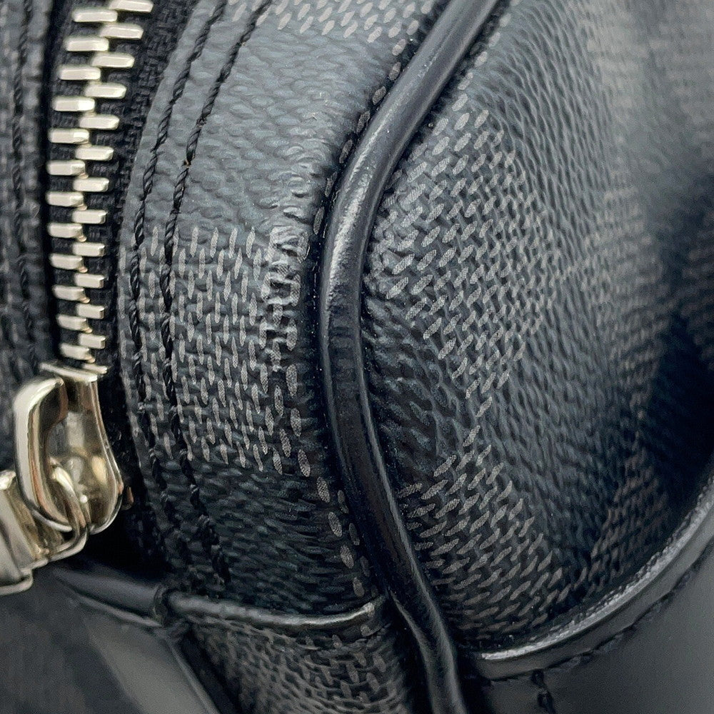 LOUIS VUITTON Toilette Pouch NoirN47625 Damier Graphite
