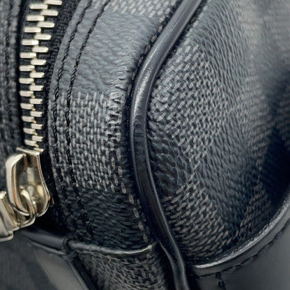 LOUIS VUITTON Toilette Pouch NoirN47625 Damier Graphite