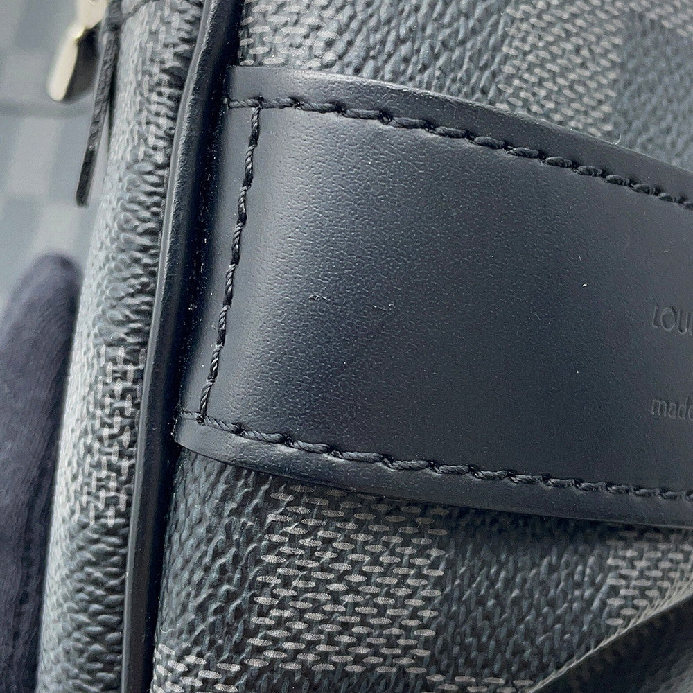 LOUIS VUITTON Toilette Pouch NoirN47625 Damier Graphite