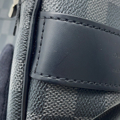 LOUIS VUITTON Toilette Pouch NoirN47625 Damier Graphite