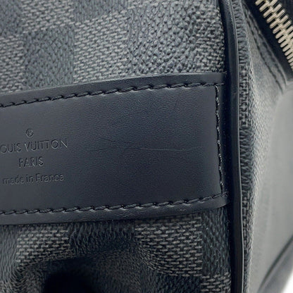 LOUIS VUITTON Toilette Pouch NoirN47625 Damier Graphite