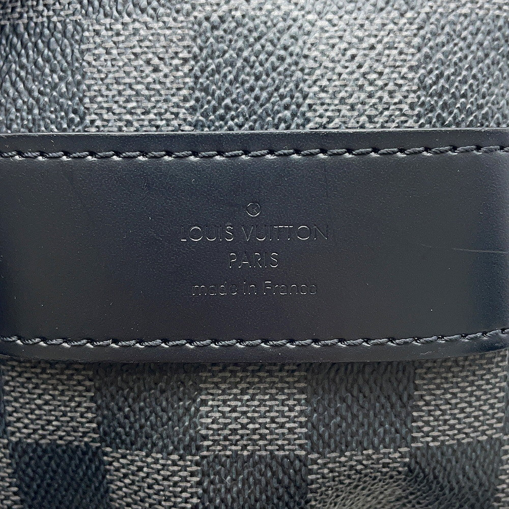 LOUIS VUITTON Toilette Pouch NoirN47625 Damier Graphite