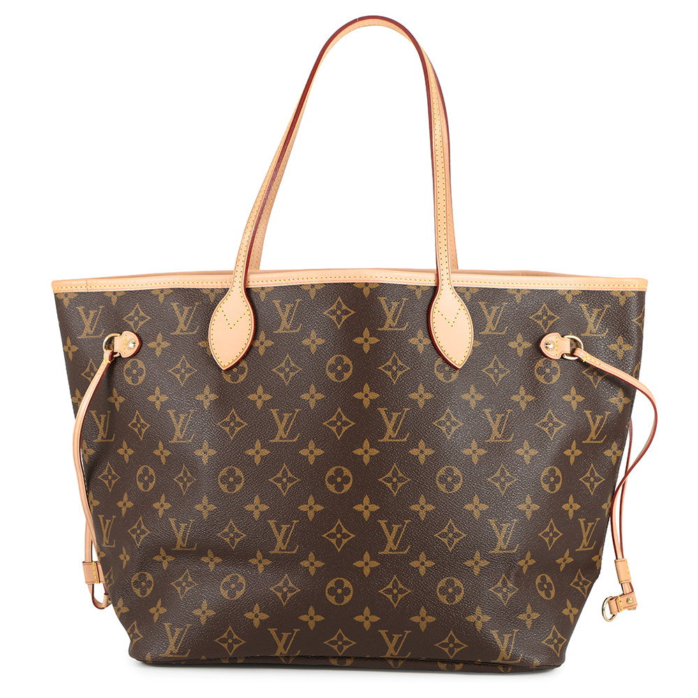 LOUIS VUITTON Neverfull BeigeM40156 Monogram Size MM
