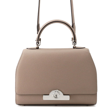 MOYNAT Moynat Régienne 2-Way Handbag Greige Leather
