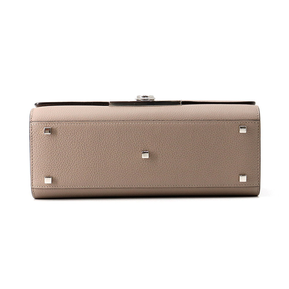 MOYNAT Moynat Régienne 2-Way Handbag Greige Leather