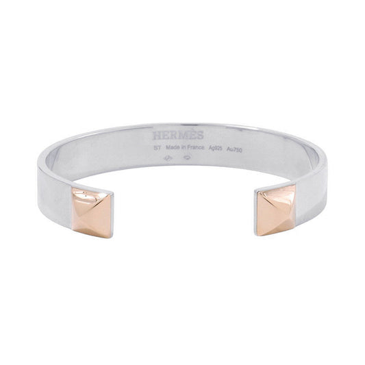 HERMES HERMES Crew de H Bracelet Jonk 2 Crew Size ST SV925 K18PG