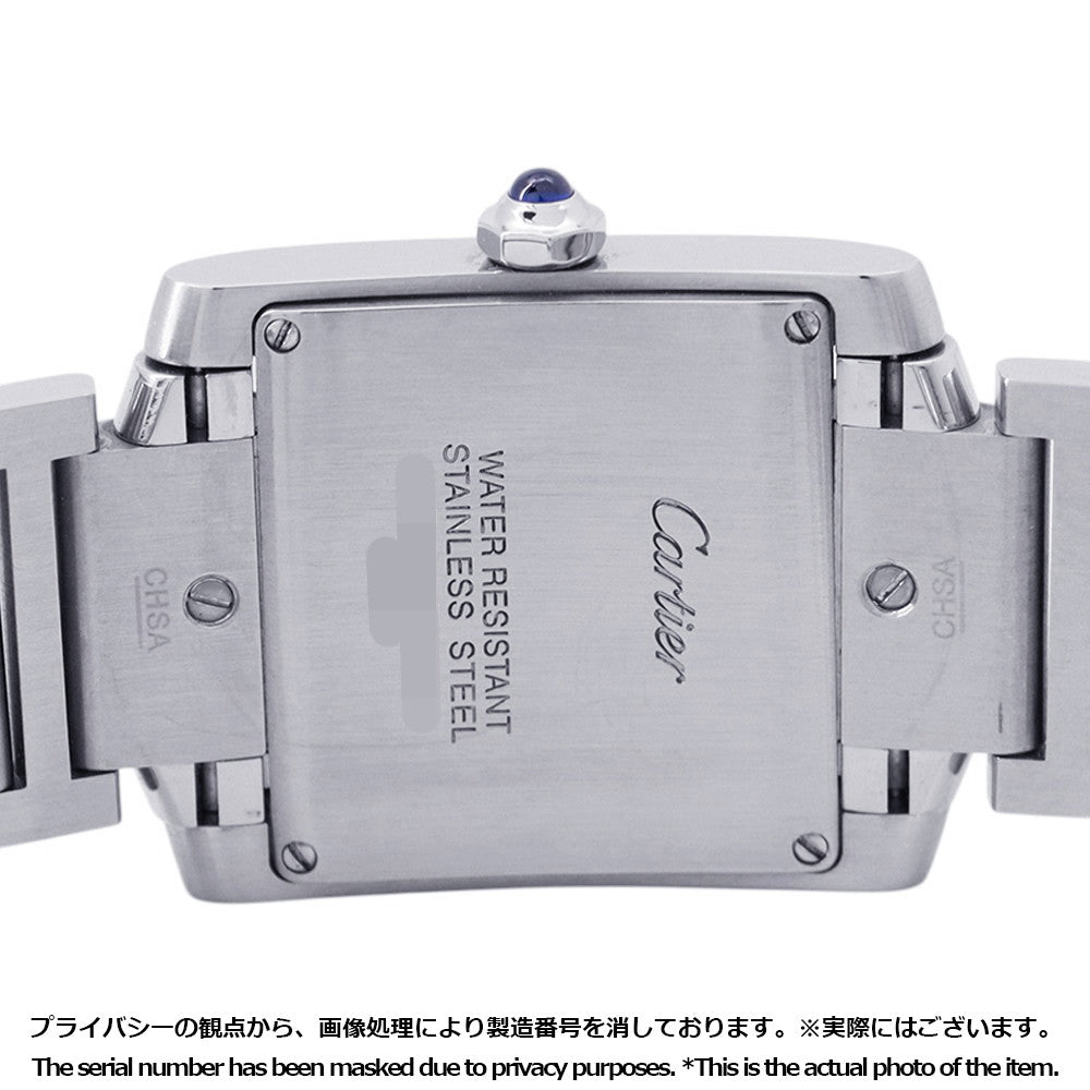 CARTIER Tank Francaise MM H30.4mmxW25.05mm Stainless Steel White DialW51011Q3