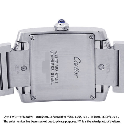 CARTIER Tank Francaise MM H30.4mmxW25.05mm Stainless Steel White DialW51011Q3