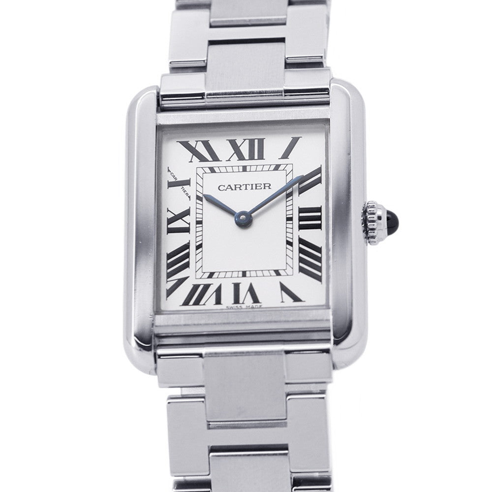 CARTIER Tank Solo SM H31.0mm×W24.4mm Stainless Steel Silver DialW5200013
