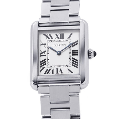 CARTIER Tank Solo SM H31.0mm×W24.4mm Stainless Steel Silver DialW5200013