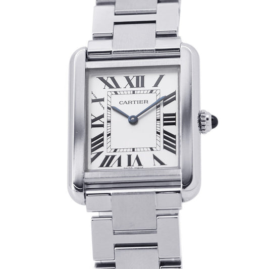 CARTIER Tank Solo SM H31.0mm×W24.4mm Stainless Steel Silver DialW5200013