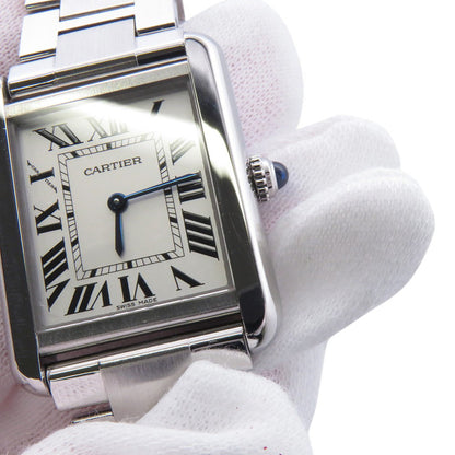 CARTIER Tank Solo SM H31.0mm×W24.4mm Stainless Steel Silver DialW5200013