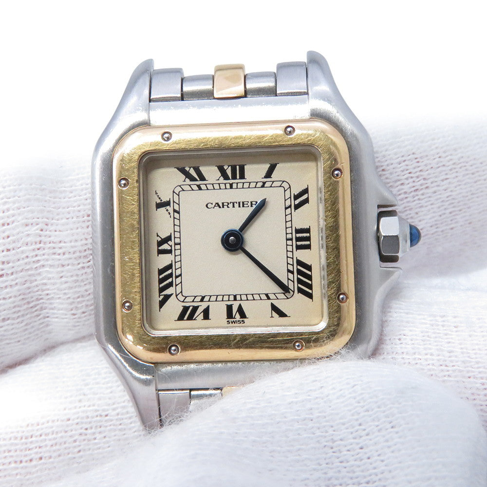 CARTIER PANTHERE SM 1 row H29.8mm×W21.7mm Stainless Steel K18YG White Dial84083241