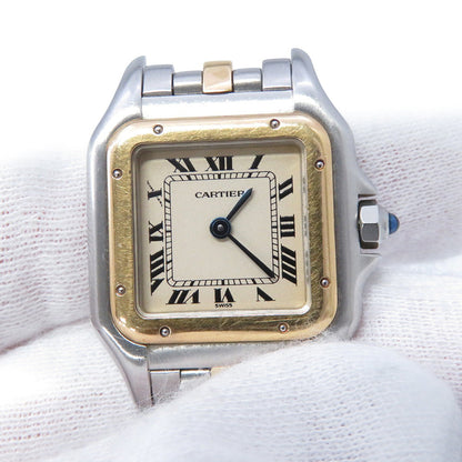 CARTIER PANTHERE SM 1 row H29.8mm×W21.7mm Stainless Steel K18YG White Dial84083241
