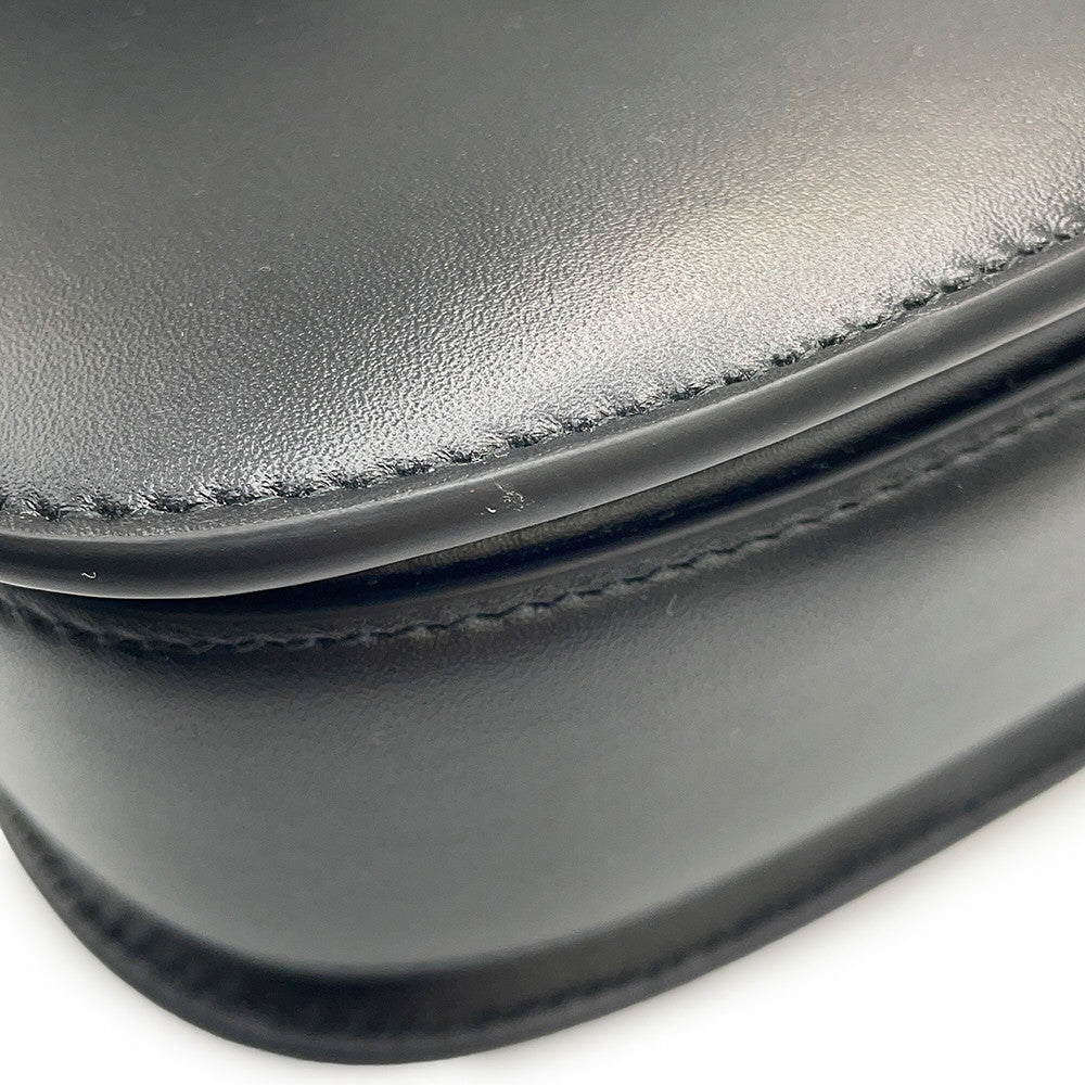 GUCCI Bamboo 1947 Top Handle Black827815 Leather Size Small