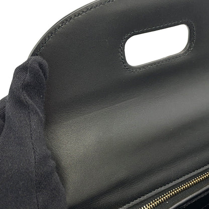 GUCCI Bamboo 1947 Top Handle Black827815 Leather Size Small