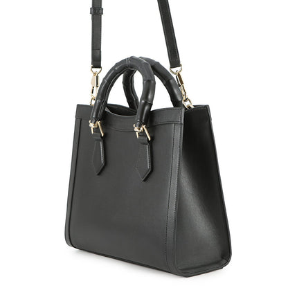 GUCCI Diana Tote Bag Black832982 Leather Size Medium