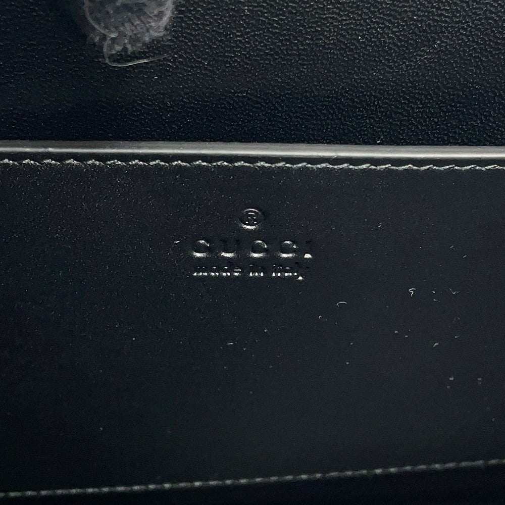 GUCCI Diana Tote Bag Black832982 Leather Size Medium