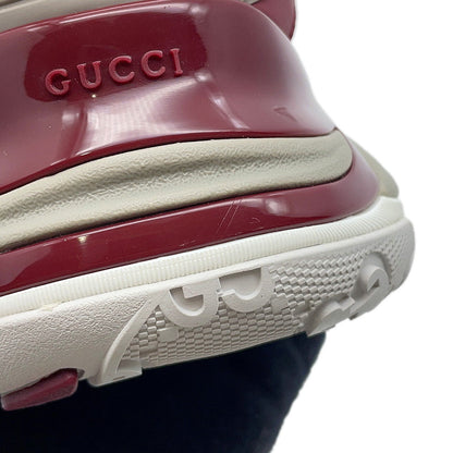 GUCCI GUCCI 2.0 Men's Sneakers New Griotte?814040 Mesh Leather Size 7