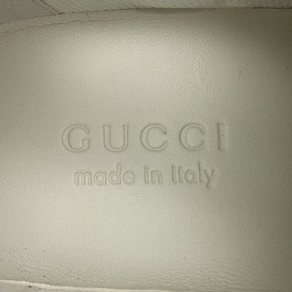 GUCCI GUCCI 2.0 Men's Sneakers New Griotte?814040 Mesh Leather Size 7