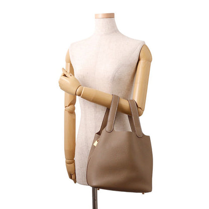 HERMES Picotin Lock Etoupe Taurillon Clemence Size MM